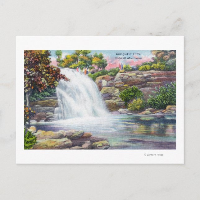 Visa Shinglekill Falls Vykort (Framsida)