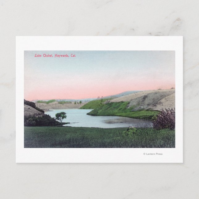 Visa Sjö ChabotHayward, CA Vykort (Framsida)