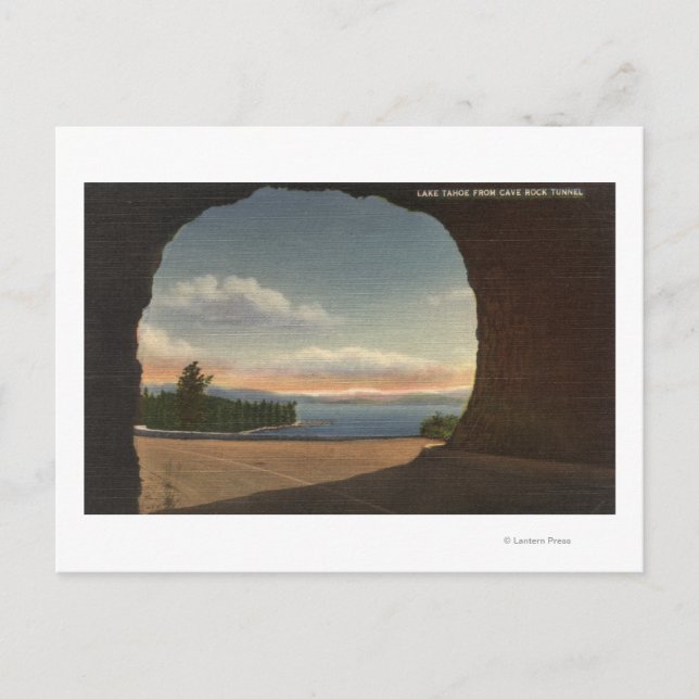 Visa Sjö från Cave Sten-tunneln Vykort (Framsida)