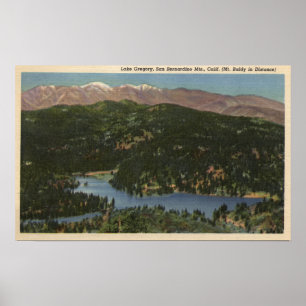 Visa Sjö Gregory & San Bernardino Poster