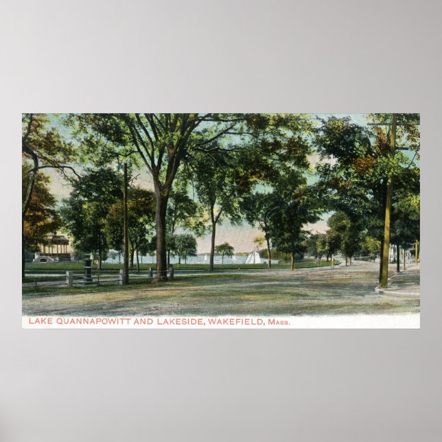 Visa Sjö Quannapowitt och Lakeside Poster (Framsidan)