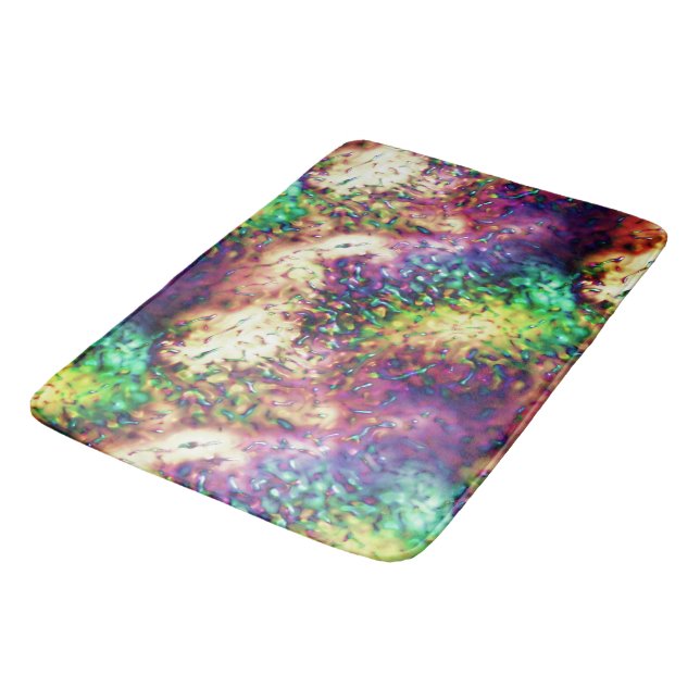 Visa skalor för färgader eller vatten-droppar badrumsmatta (Vinklad)