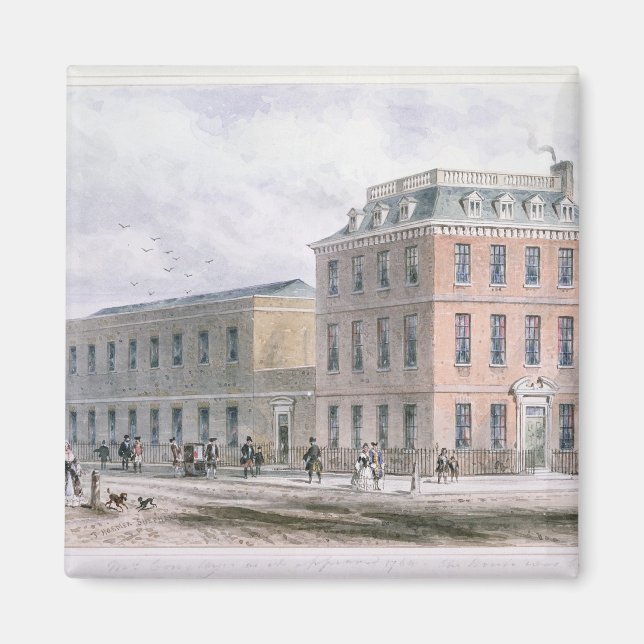 Visa Soho Square och Carlisle House Magnet (Framsidan)