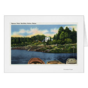 Visa Spruce Point Hälsningskort
