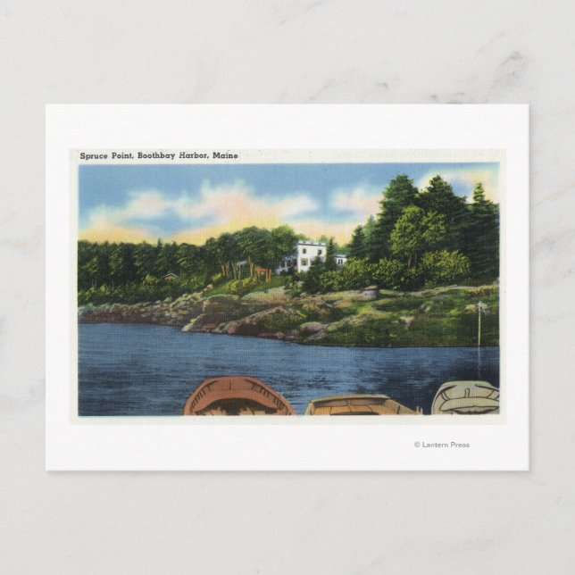 Visa Spruce Point Vykort (Framsida)