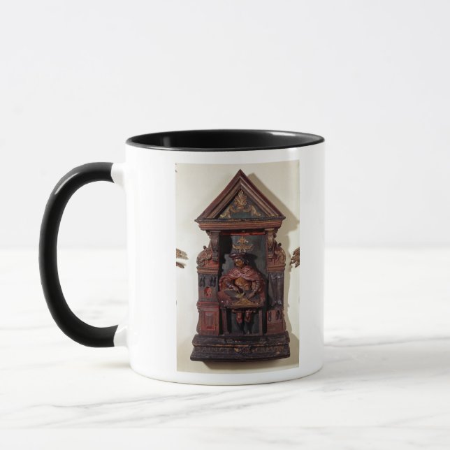 Visa St. Crispin på hans Workbench Mugg (Vänster)