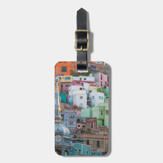 Visa staden byggnad bagagebricka (Vertikal Framsida)