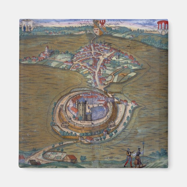 Visa Ställe de Louis le Grand, med en av t Magnet (Framsidan)