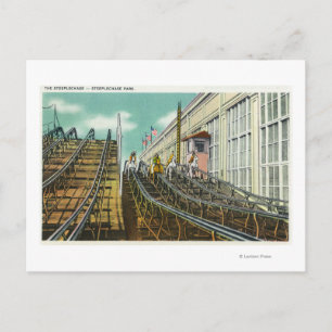 Visa Steeplechase Rollercoaster Vykort