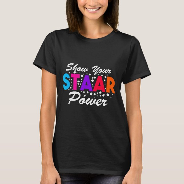 Visa Student-läraren i Stage Power T Shirt (Framsida)