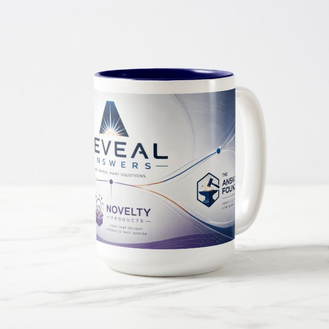 Visa svar Två-Tonad mugg (Framsida höger)