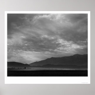 Visa SW over Manzanar, Dust Storm 1943 Poster