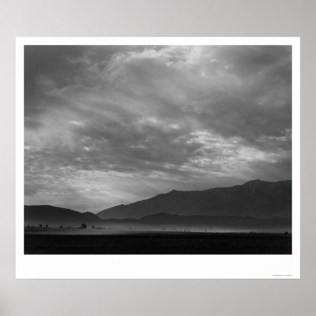 Visa SW over Manzanar, Dust Storm 1943 Poster (Framsidan)