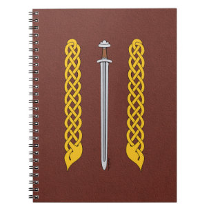 Visa Sword och Plaitwork Anteckningsbok