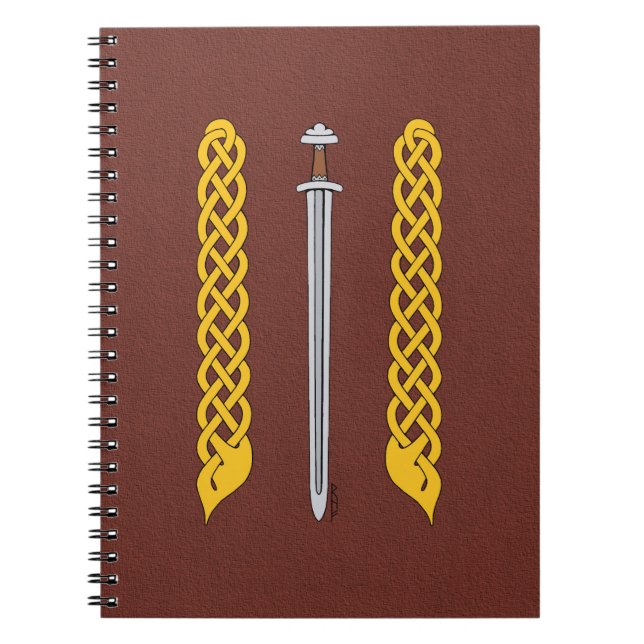 Visa Sword och Plaitwork Anteckningsbok (Framsidan)