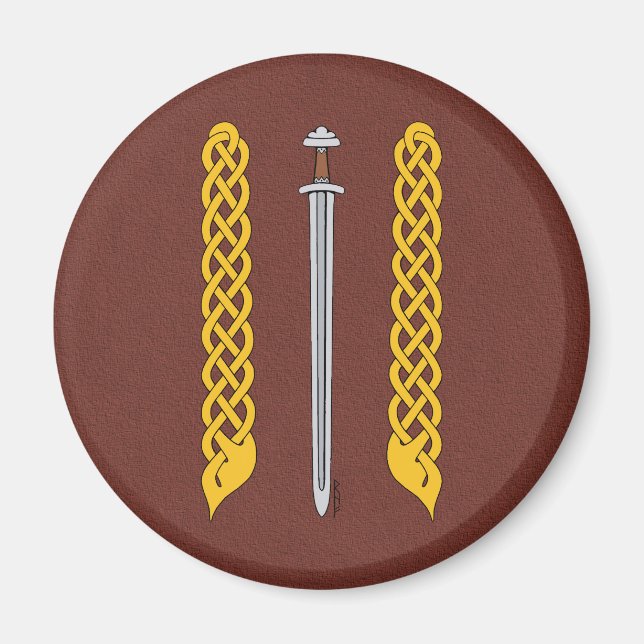 Visa Sword och Plaitwork Magnet (Framsidan)