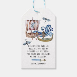 Visa Tacken för den Födelsedagsfest  Presentetikett