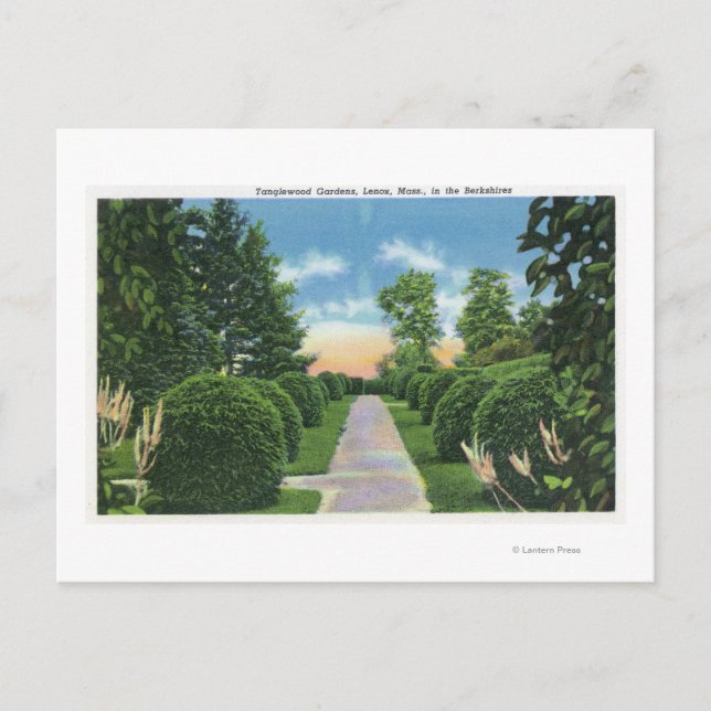 Visa Tanglewood Gardens # 2 Vykort (Framsida)