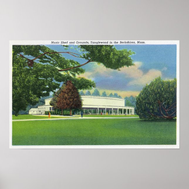 Visa Tanglewood Music Shed and Grounds Poster (Framsidan)