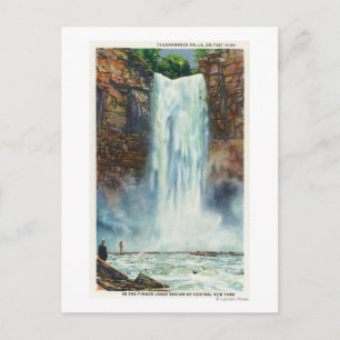 Visa Taughannock Falls från Grund Vykort