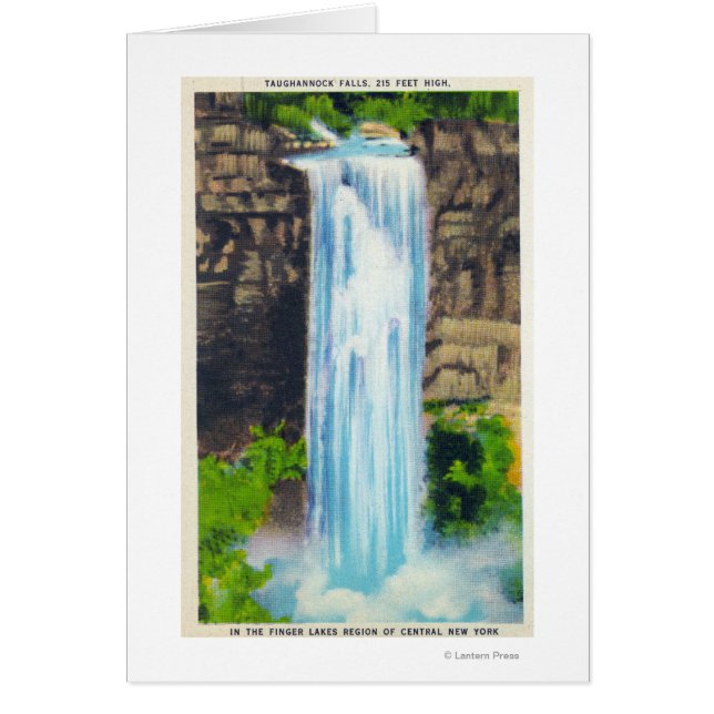 Visa Taughannock Falls Hälsningskort (Framsidan)