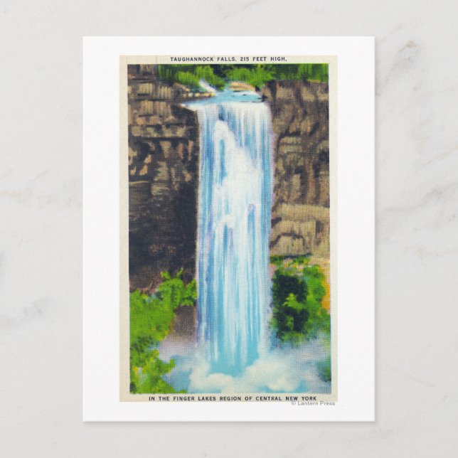 Visa Taughannock Falls Vykort (Framsida)