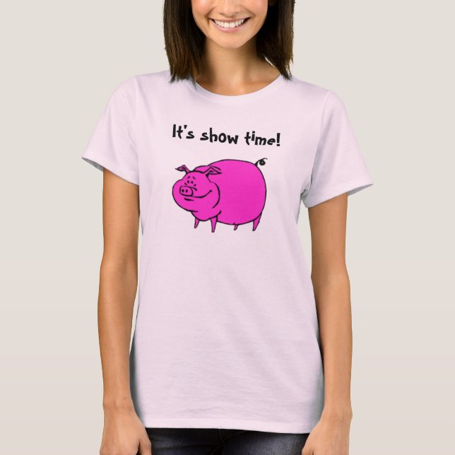 Visa tid tee shirt (Framsida)