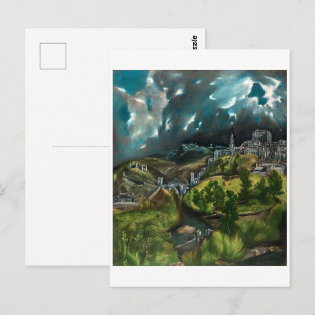 Visa Toledo | El Greco | Vykort (Fram/baksida)