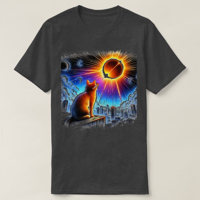 Visa totalsumma 8 april 2024 Astronomy Cat Lover S T Shirt (Design framsida)