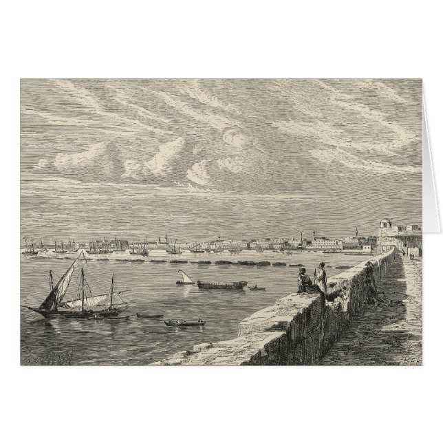Visa Tripoli Hälsningskort (Framsidan Horizontal)