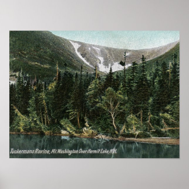 Visa Tuckermans Ravine, Washington Poster (Framsidan)