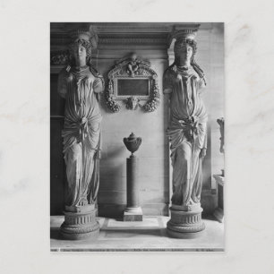 Visa två karyatider från Caryatids' Vykort