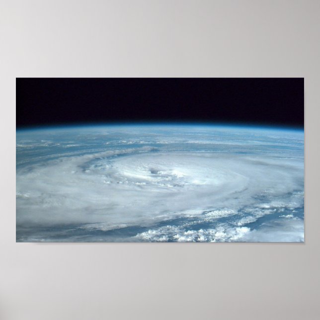 Visa Typhoon Angela från Shuttle Columbia Poster (Framsidan)