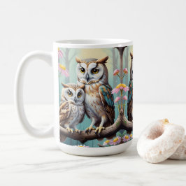 Visa ugglor kaffemugg