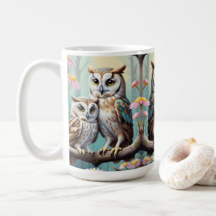 Visa ugglor kaffemugg
