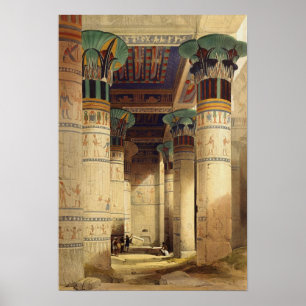 Visa under Grand Portico, Philae Poster