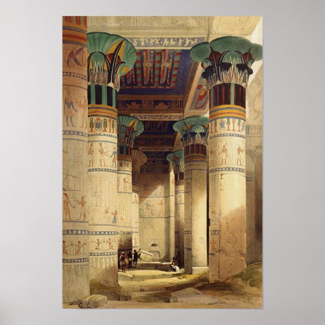 Visa under Grand Portico, Philae Poster (Framsidan)