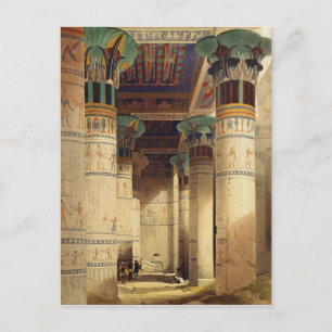 Visa under Grand Portico, Philae Vykort