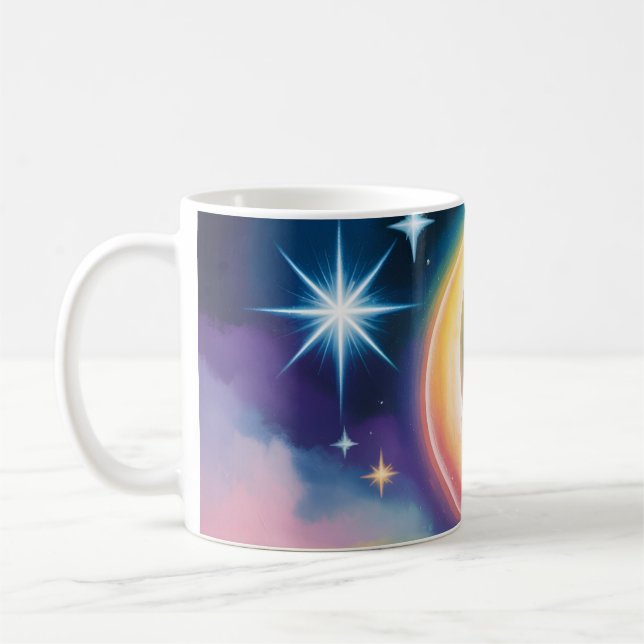 Visa under månen kaffemugg (Vänster)