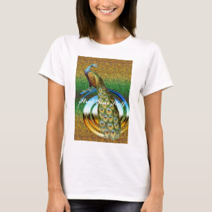 Visa upp dig Påfågelns färger Kvinnlig konst T Shirt