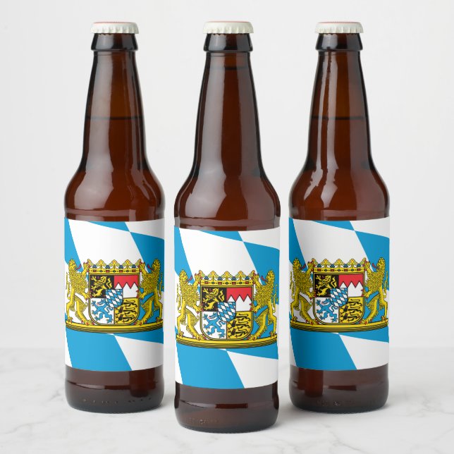 Visa upp dina färger - Bayern/Bayern Ölflaska Etikett (Flaskor)