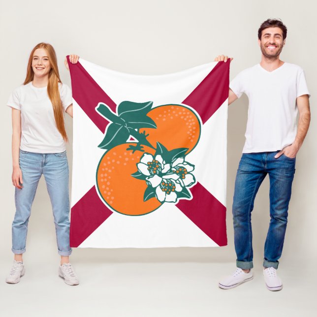 Visa upp dina färger - Florida Fleecefilt (På plats)