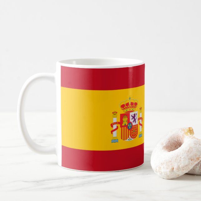 Visa upp dina färger - Spanien Kaffemugg (Med munk)