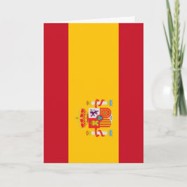Visa upp dina färger - Spanien Kort
