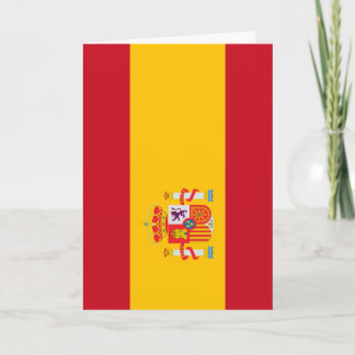 Visa upp dina färger - Spanien Kort