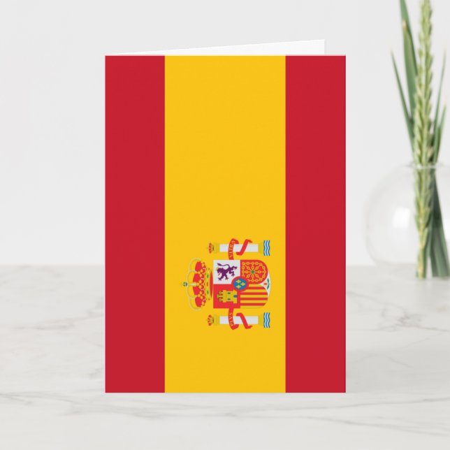 Visa upp dina färger - Spanien Kort (Framsida)