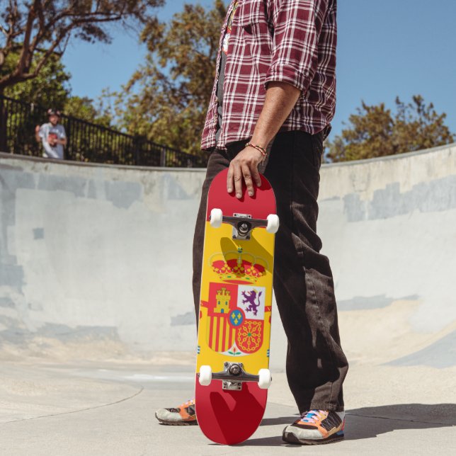 Visa upp dina färger - Spanien Mini Skateboard Bräda 18,5 Cm (Utomhus 2)