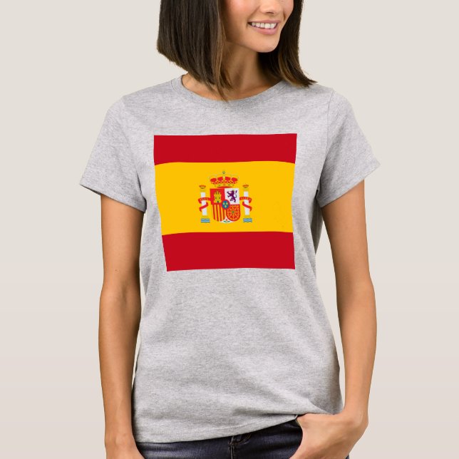 Visa upp dina färger - Spanien T Shirt (Framsida)