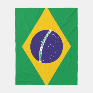 Visa upp era färger - Brasilien Fleecefilt