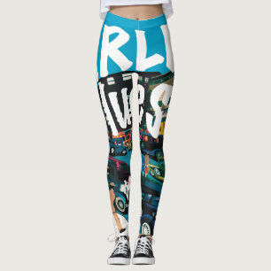 Visa upp Harlem Blues Leggings